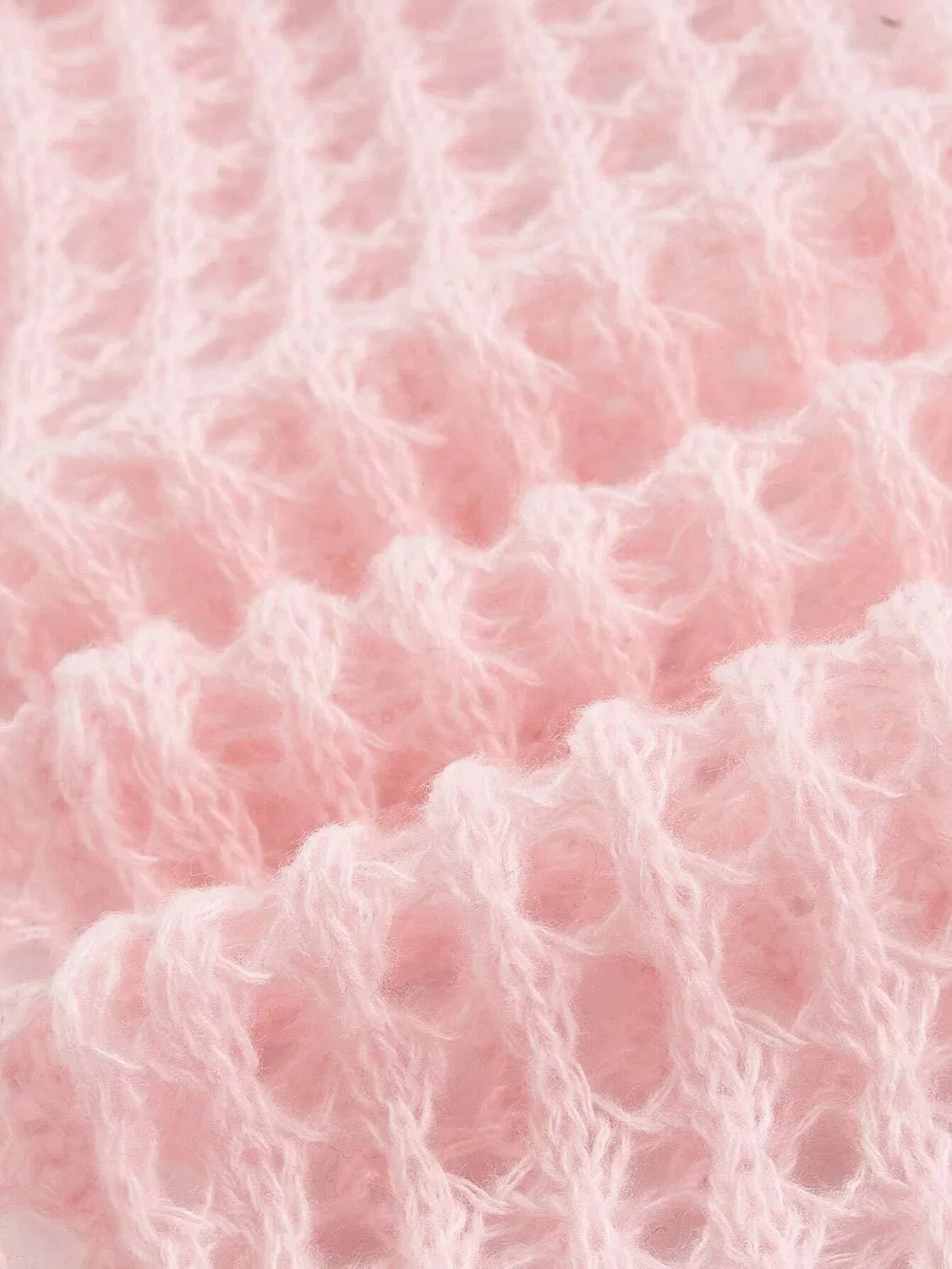 Женский свитер с открытыми плечами, модель Pullover, розовый — фото 3