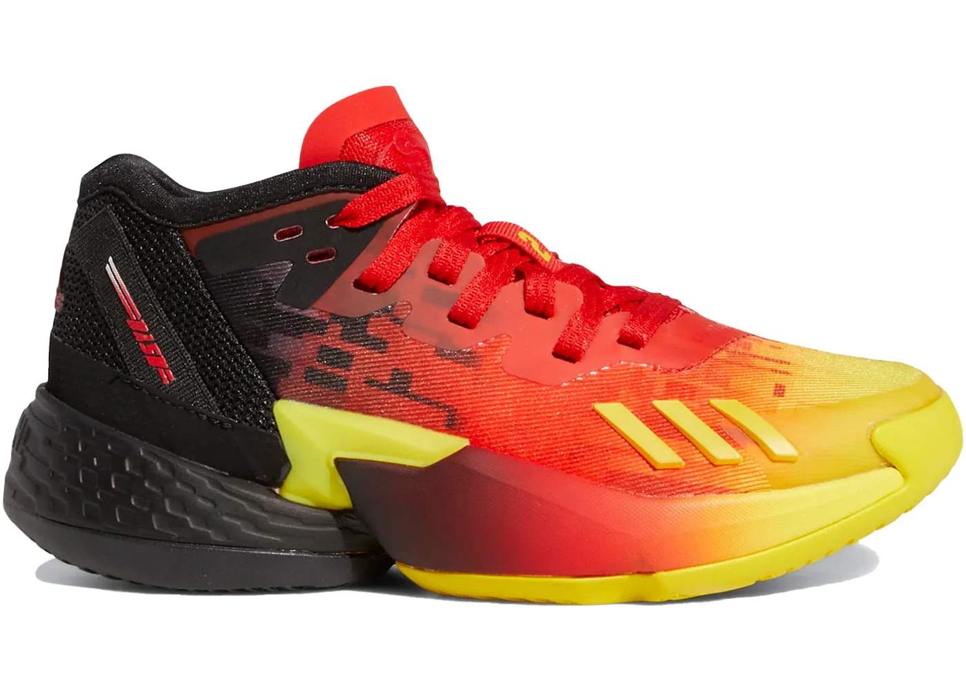 Детские кроссовки для мальчиков с дизайном D.O.N. Issue #4 Adidas, Red/Core Black/Red