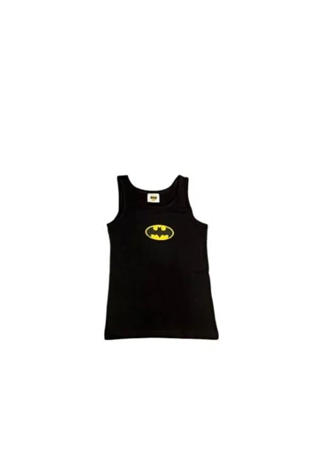 Детский комплект маек для девочек с принтом Batman, Black And White — фото 3
