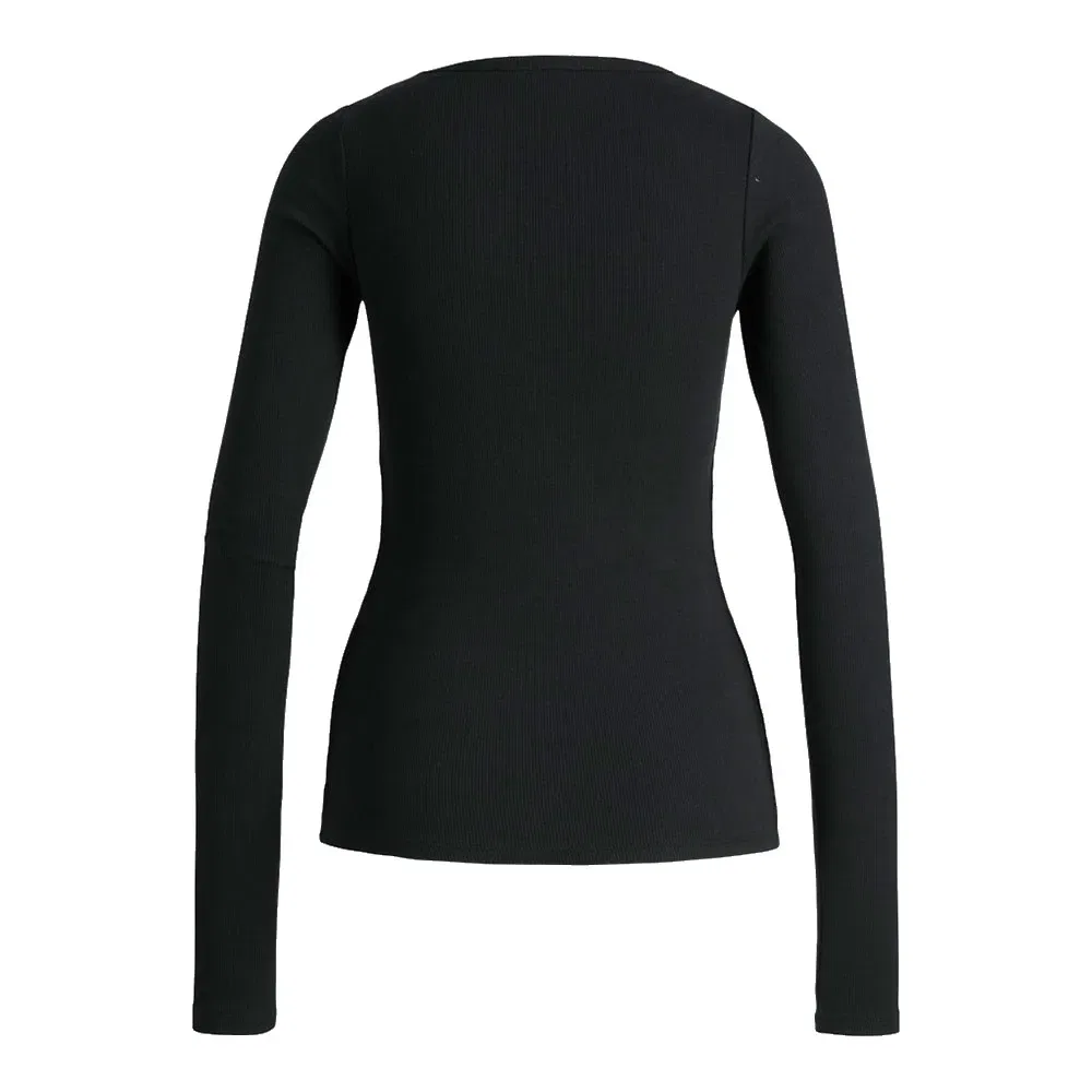 Детская футболка с длинным рукавом Freya Straight Fit JJXX Jack & jones, Black — фото 2