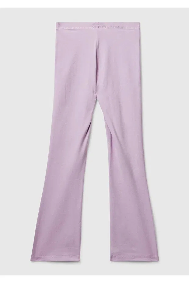 Детские леггинсы для девочек широкие United Colors Of Benetton, Lilac — фото 2