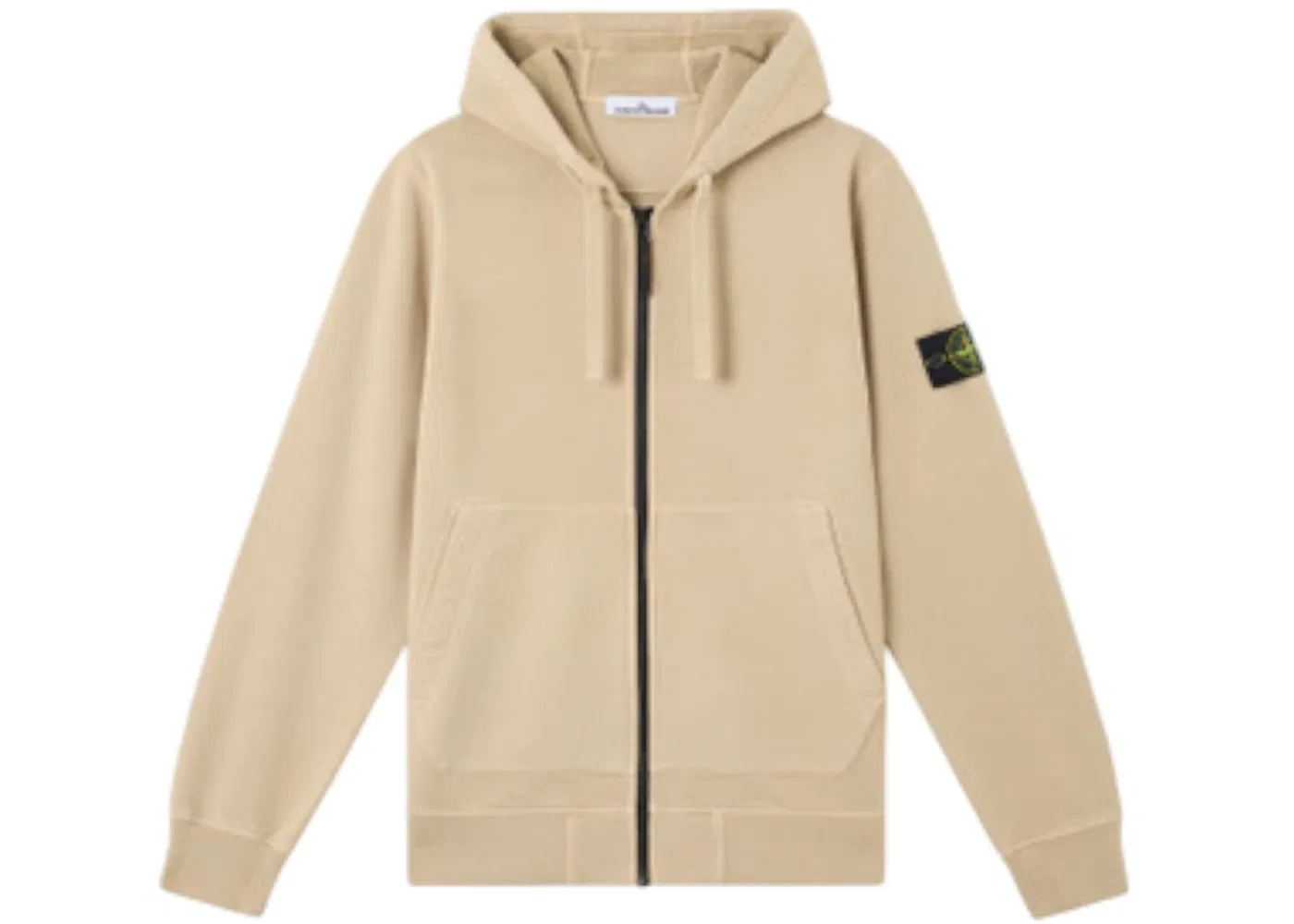 Мужской худи на молнии с длинным рукавом Hooded Sweatshirt Stone Island, Desert
