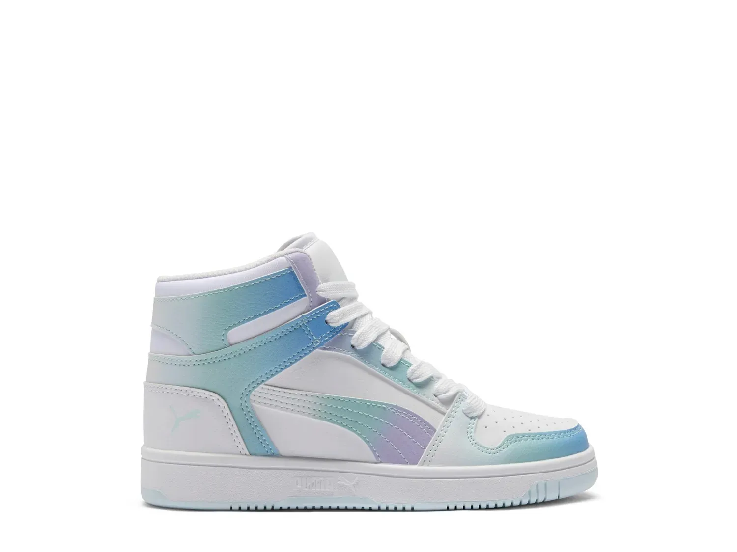 

Кроссовки Puma Rebound Layup SL Euphoria — детские, белые/переливающиеся