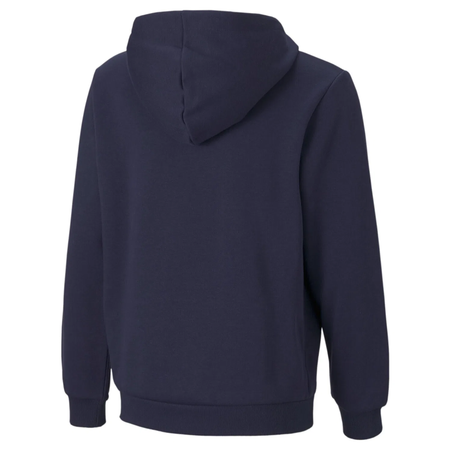 Детское худи с принтом Essentials Big Logo Hoodie Puma, Darkblau / Weiss — фото 2