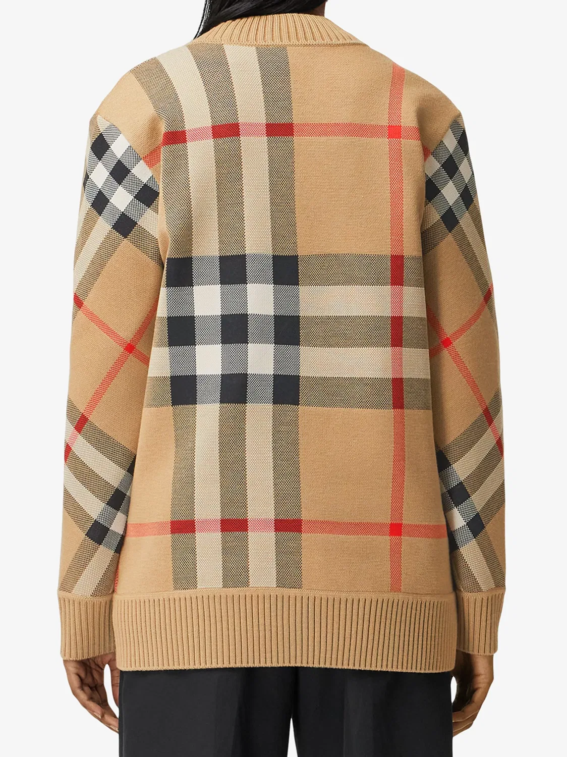 Burberry Кардиган Vintage Check коричневый — фото 4