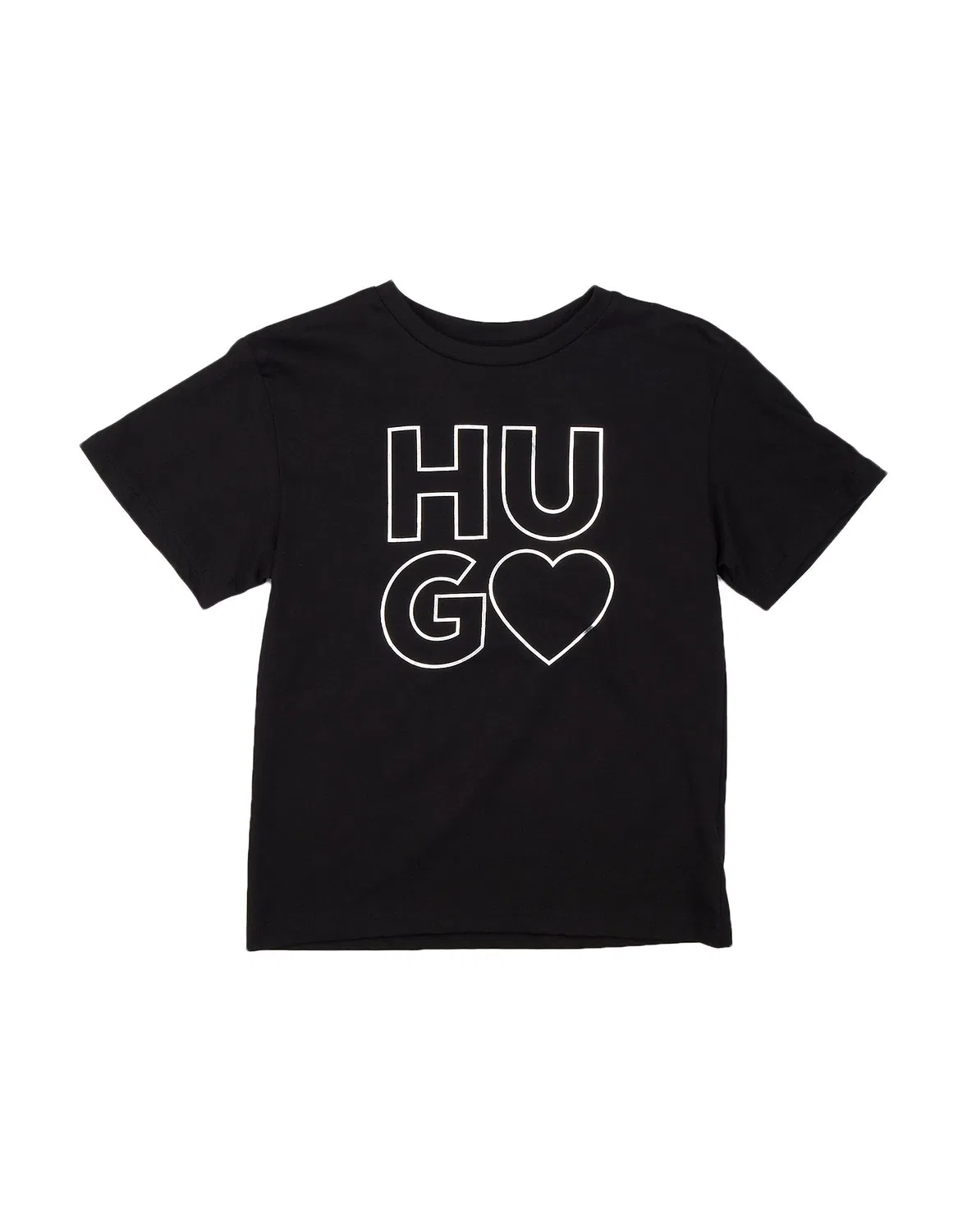 Лонгслив с длинным рукавом Hugo Boss, черный