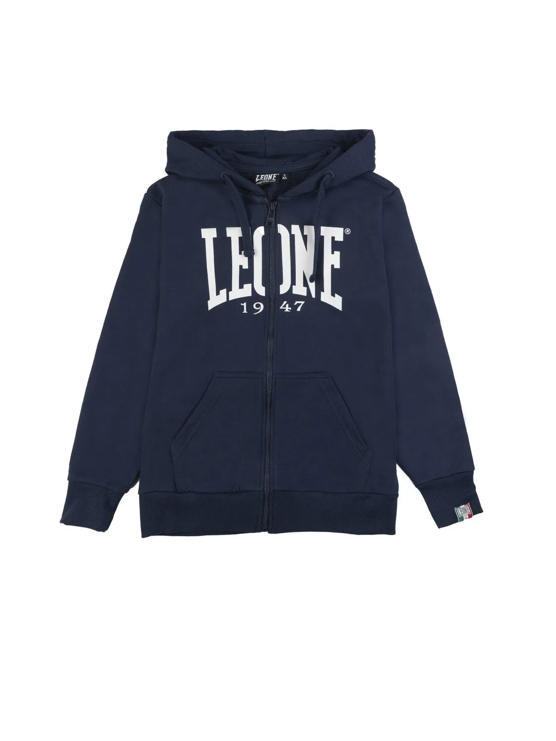 Детское худи с принтом Leone 1947 Apparel, Зеленый — фото 3