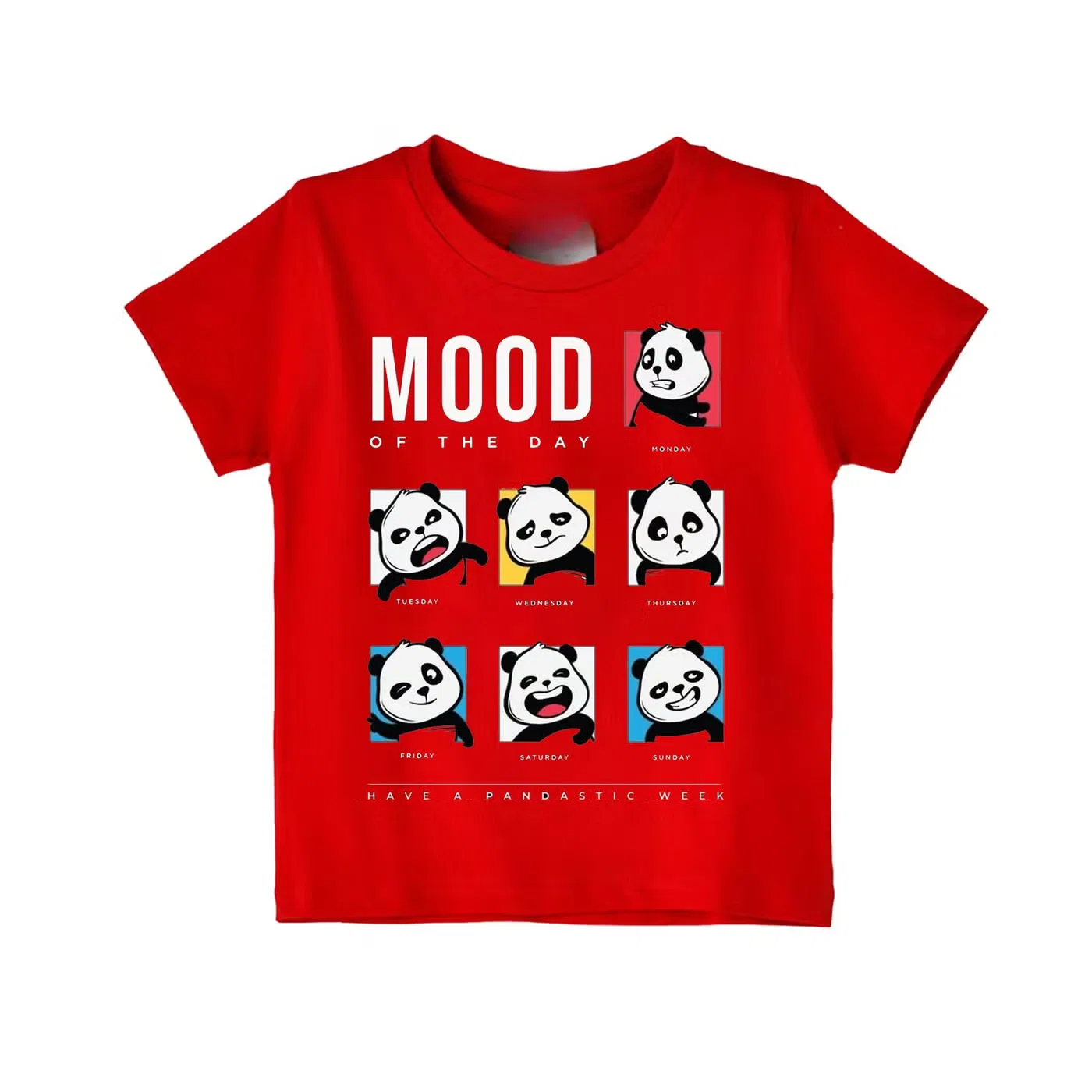 Футболка с принтом панды Mood of the Day Yoo Street, красный