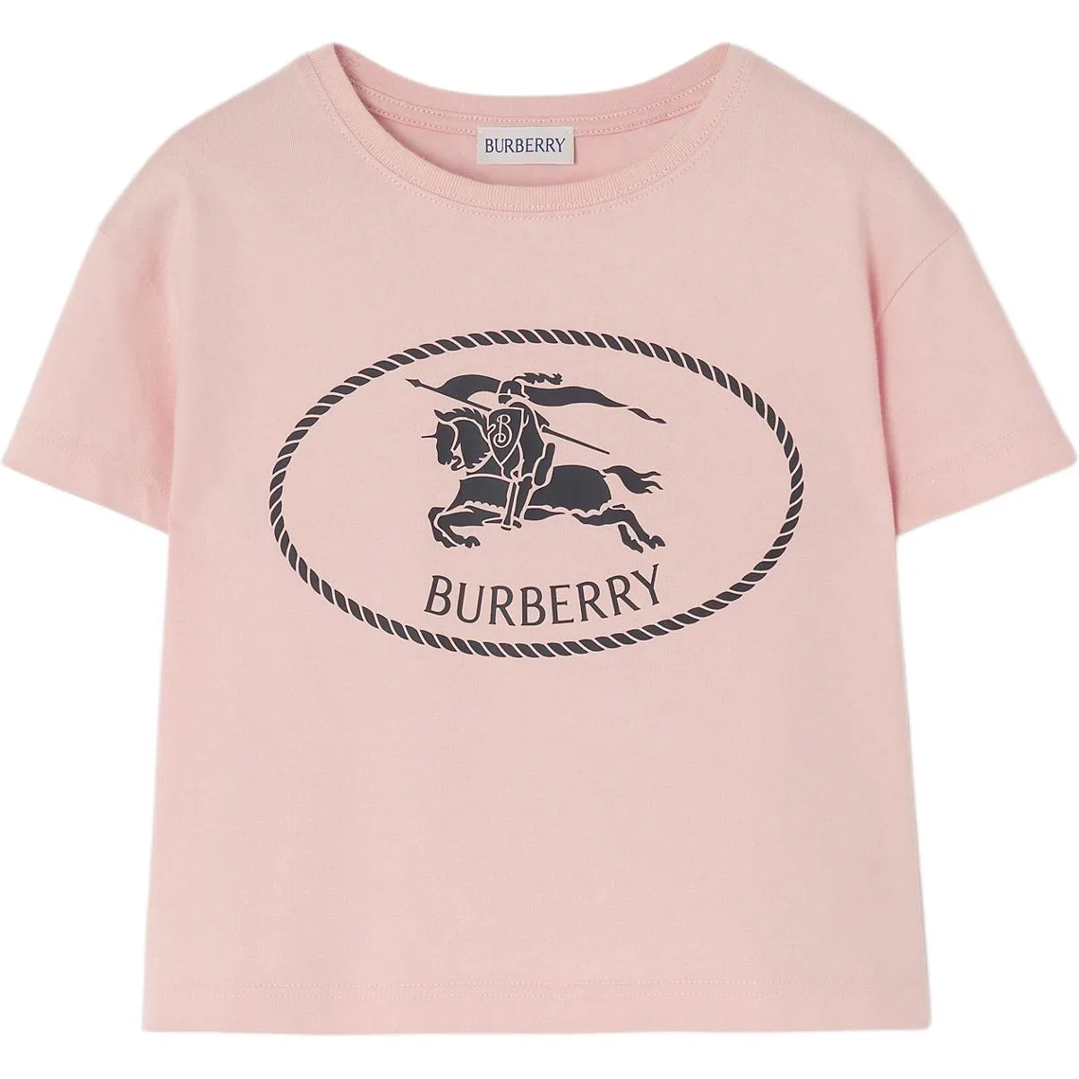 Детская футболка с круглым вырезом Burberry, Pink