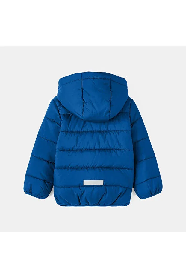 Детское пальто-пуховик с капюшоном Name It, Blue