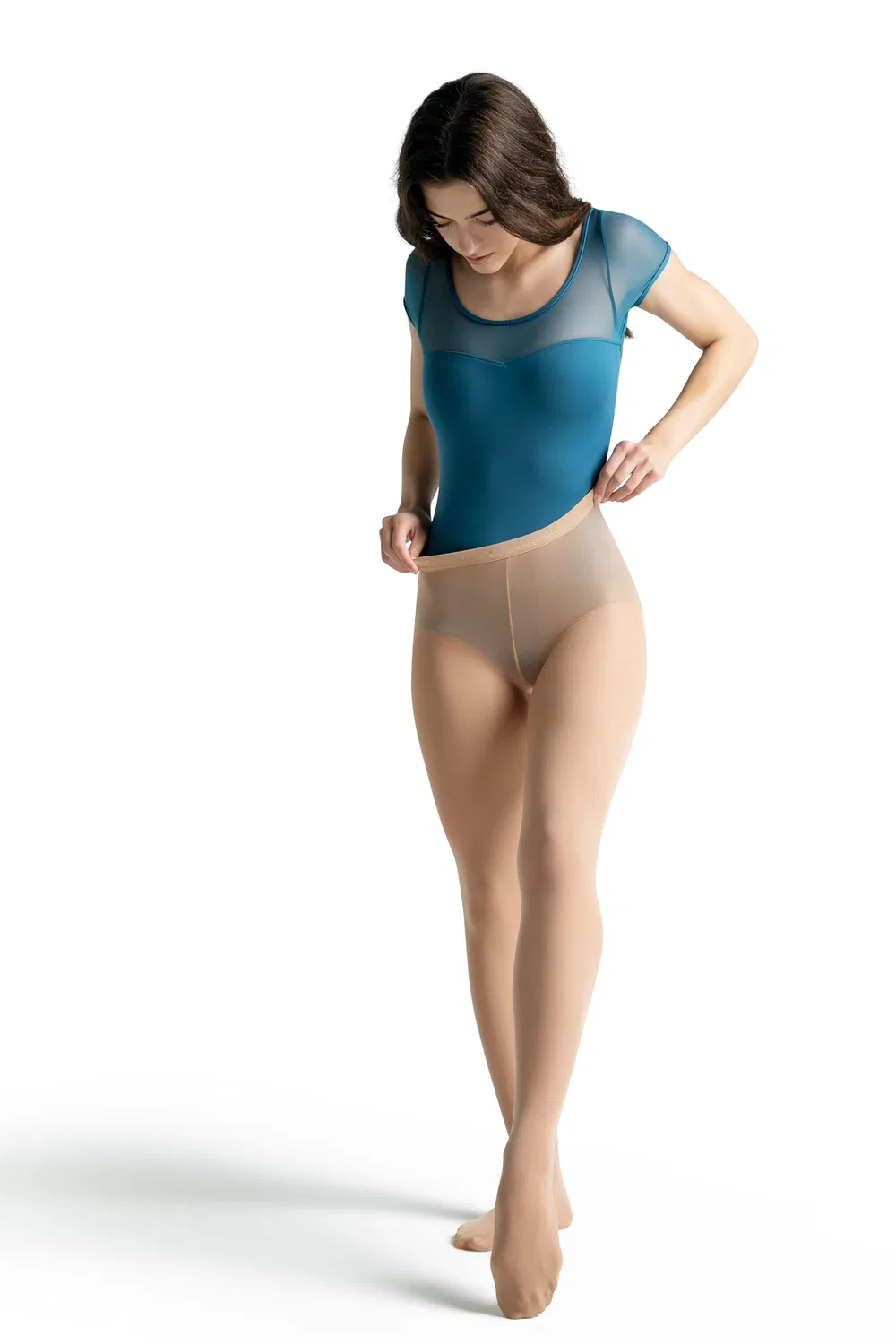 Детская балетная туфля-пуанты Capezio, Caramel