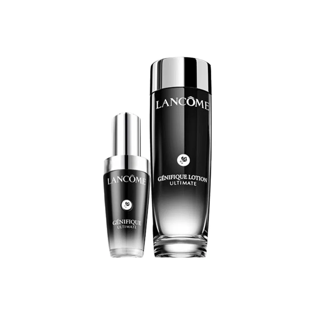 Набор для ухода за кожей LANCOME, с сывороткой и фильтр-водой, 30 мл + 150 мл, Black