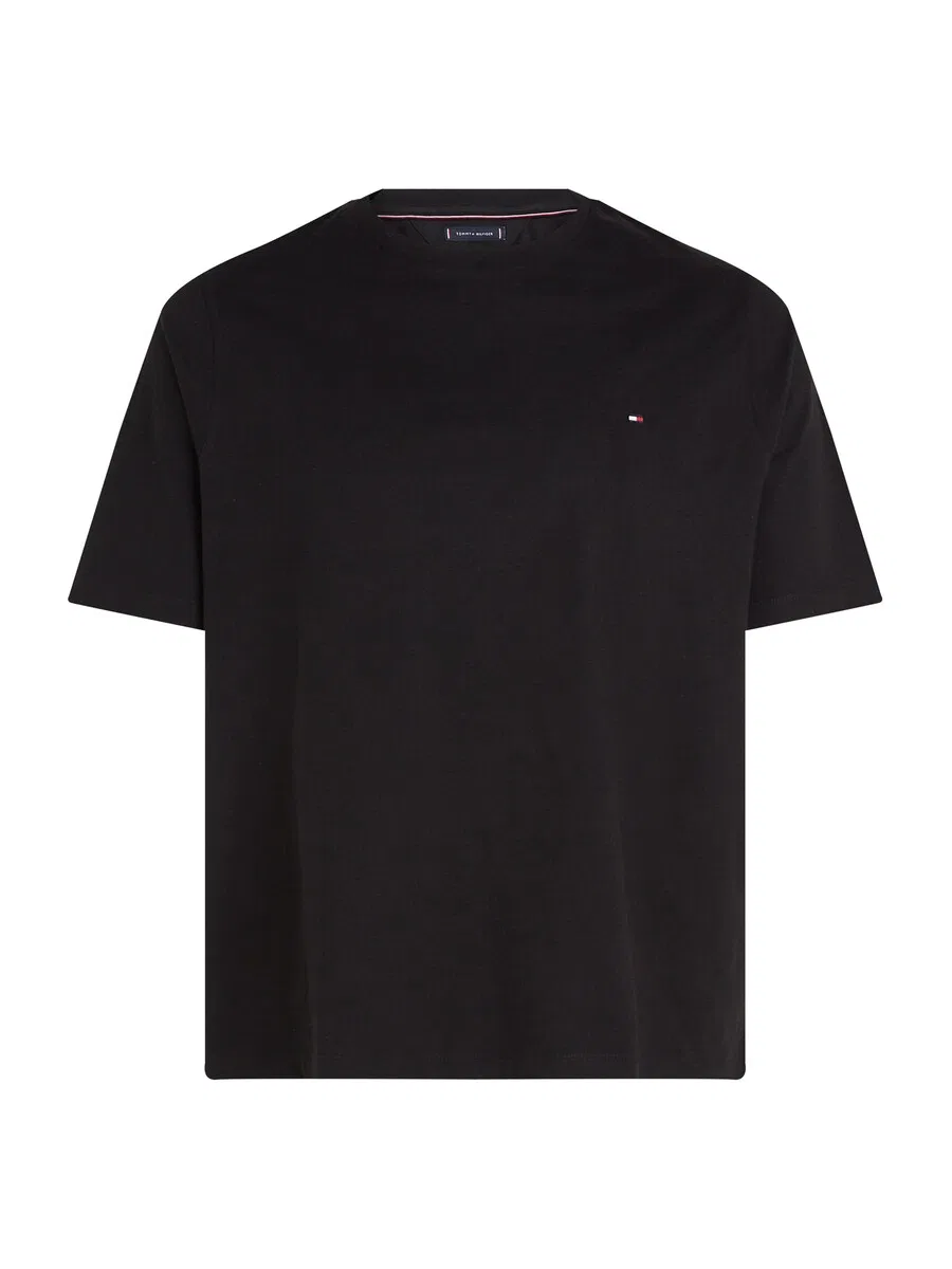 Футболка TOMMY HILFIGER ESSENTIAL черного цвета