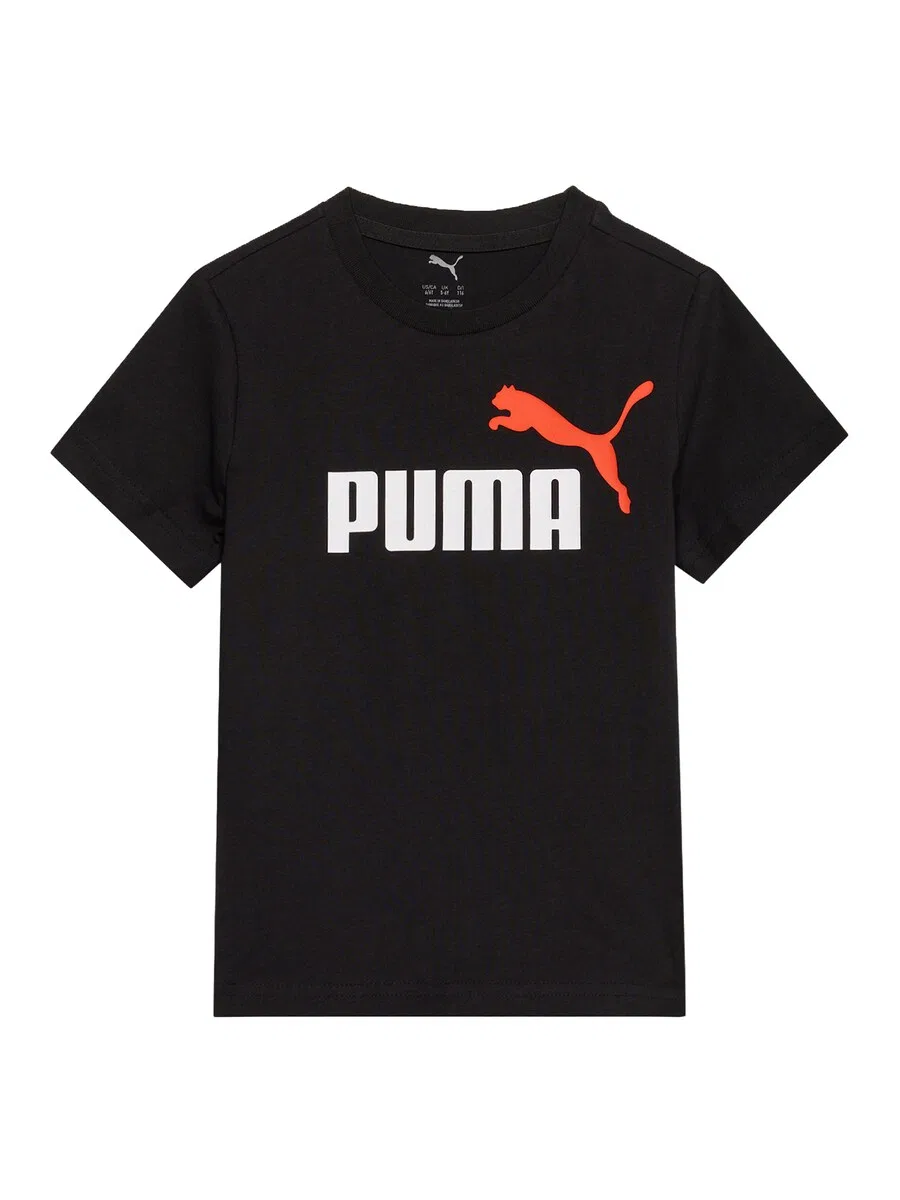 Футболка PUMA 'ESS No.1' черного цвета