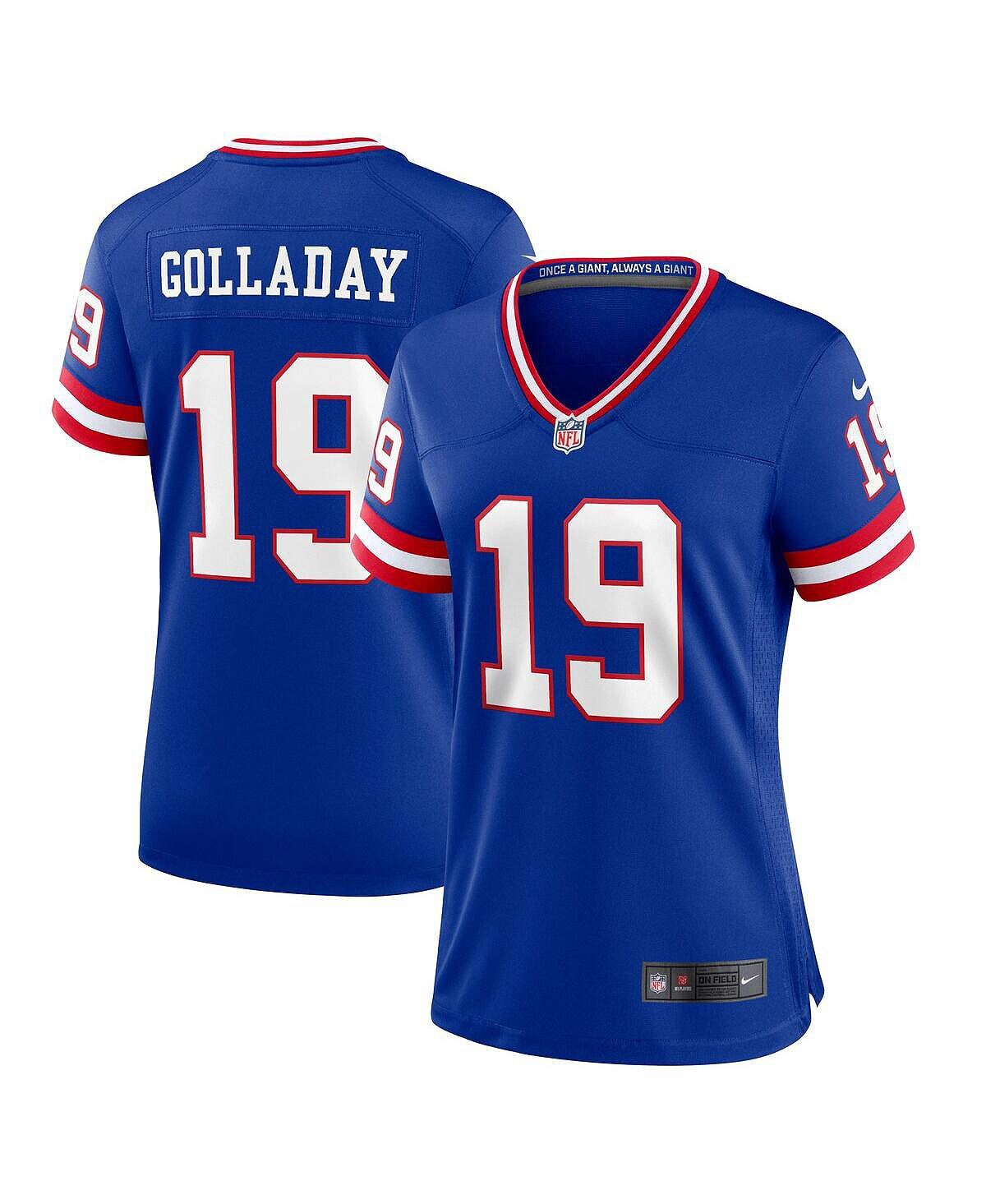 

Женское классическое игровое джерси kenny golladay royal new york giants Nike, Синий, Женское классическое игровое джерси kenny golladay royal new york giants Nike