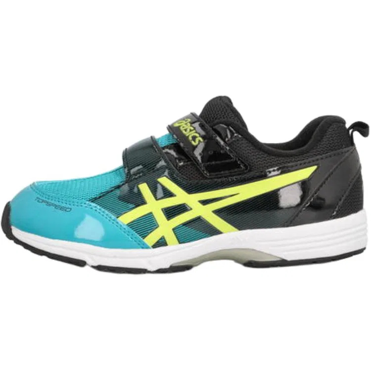 Детские кроссовки для бега с низким верхом, устойчивые к истиранию, Turquoise/Black, ASICS