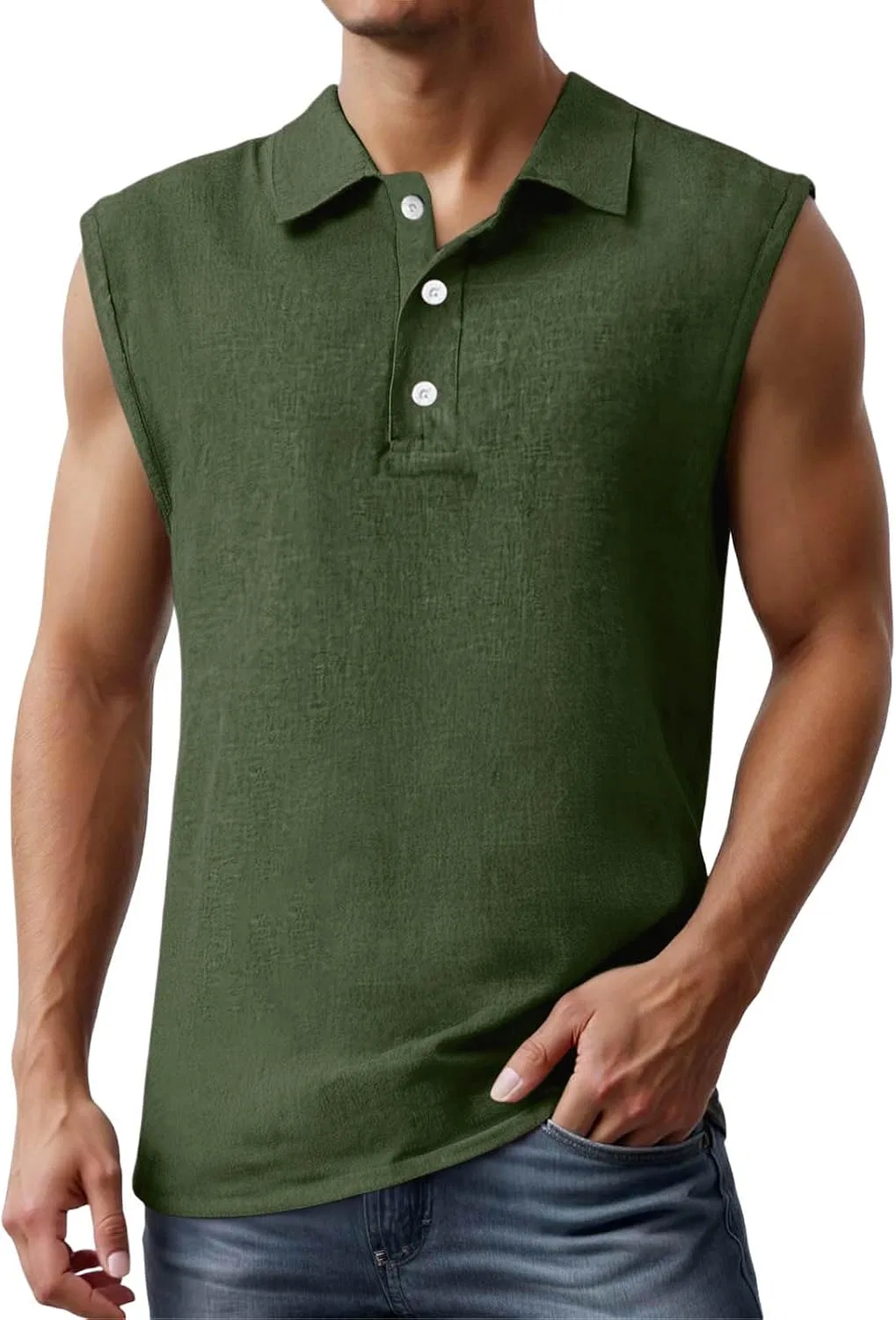 Мужская повседневная футболка с коротким рукавом Light Green