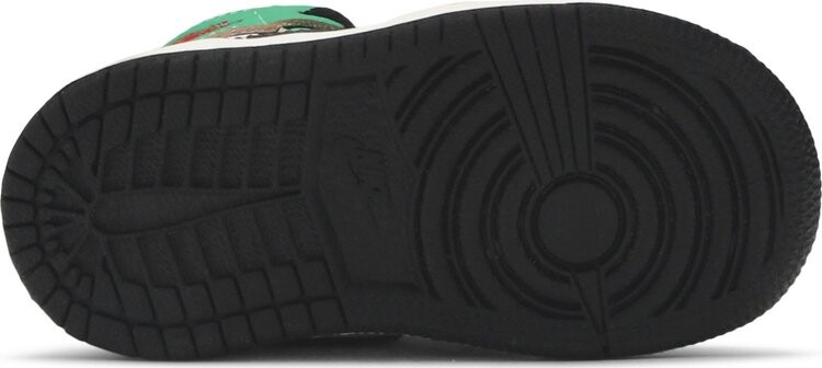 Кроссовки Air Jordan 1 Retro High OG TD Lucky Green, зеленый — фото 4