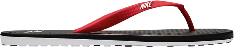 

Сандалии Nike On Deck Flip Flop 'Black University Red', черный