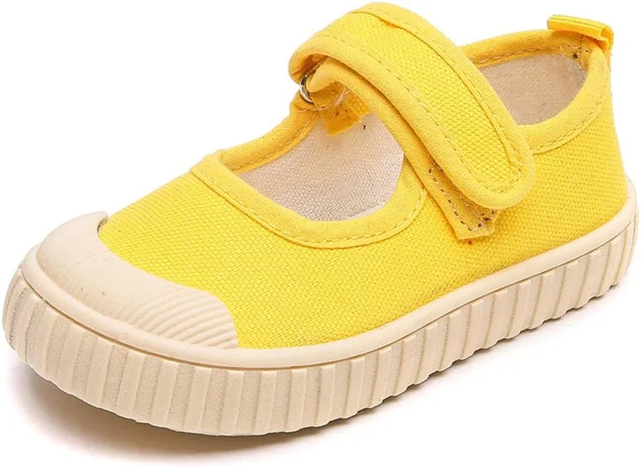 Детские кеды для девочек с принтом BININBOX, Yellow