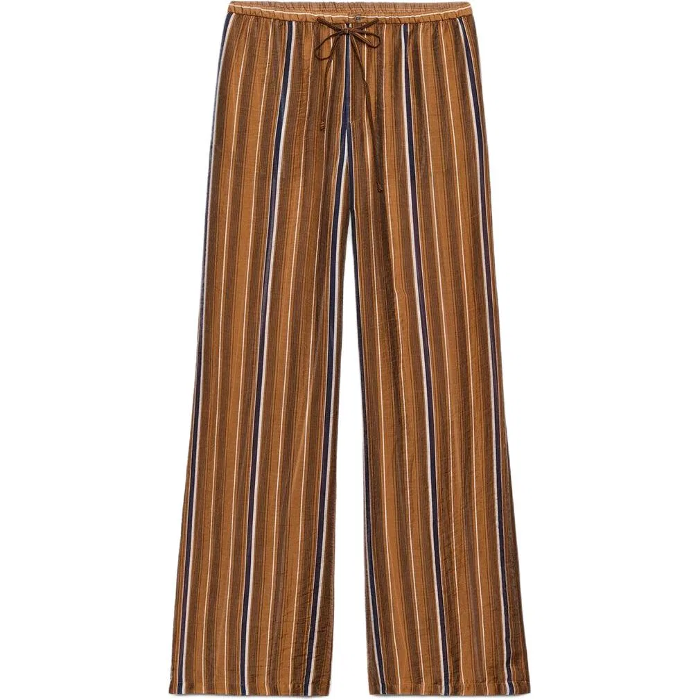Женские брюки свободного кроя Brown ZARA, Brown