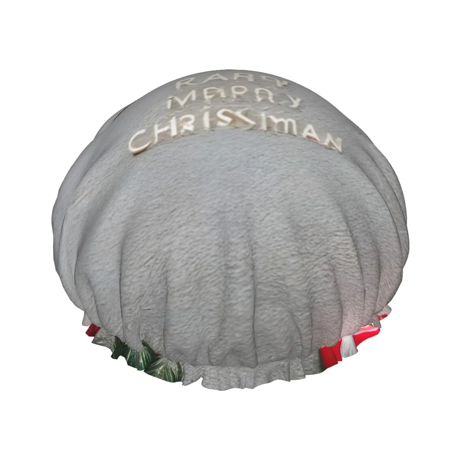 Душeвая шапочка Merry Christmas 1, JKXUN, двойной водонепроницаемый слой, Schwarz