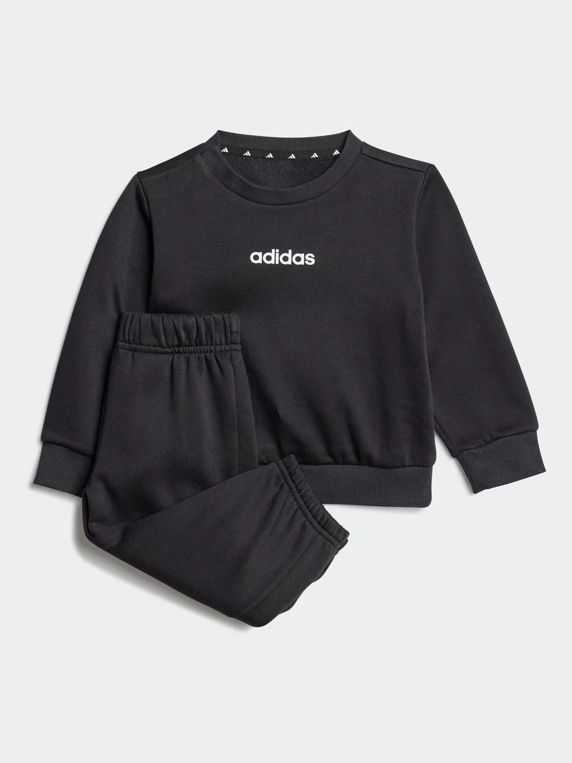 Спортивный костюм, флис, Essentials adidas, черный