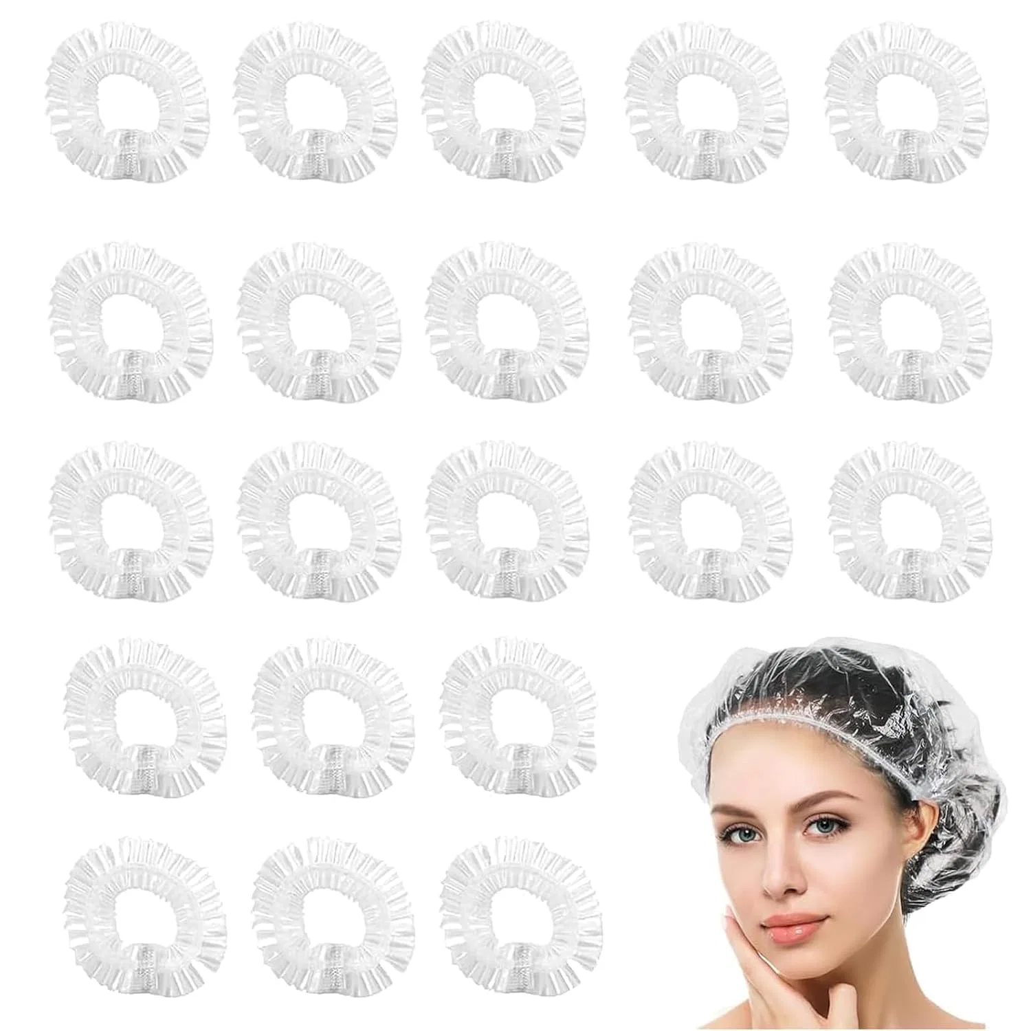 Шапочка для душа, 100 шт, 40 см, MZOYOURO