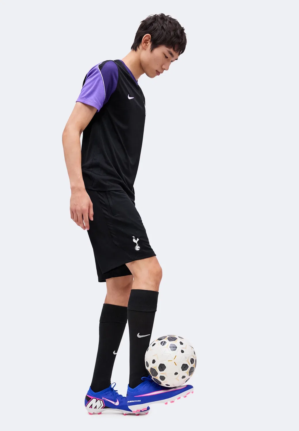 Шорты THFC - клубная одежда Nike Performance, Black/White — фото 4