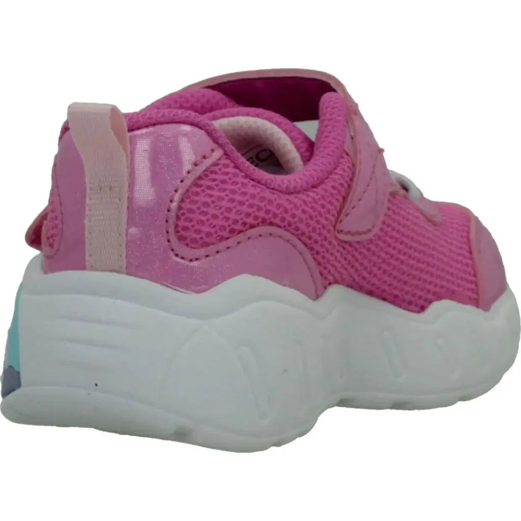 Детские кроссовки с принтом Play Scene - Fun Squ Skechers, Rosa — фото 3