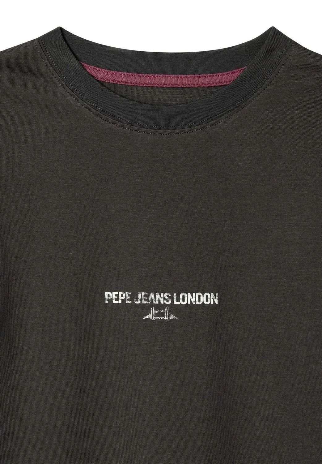 Базовая футболка Joseph - футболка с принтом Pepe Jeans, Charcoal Grey — фото 3