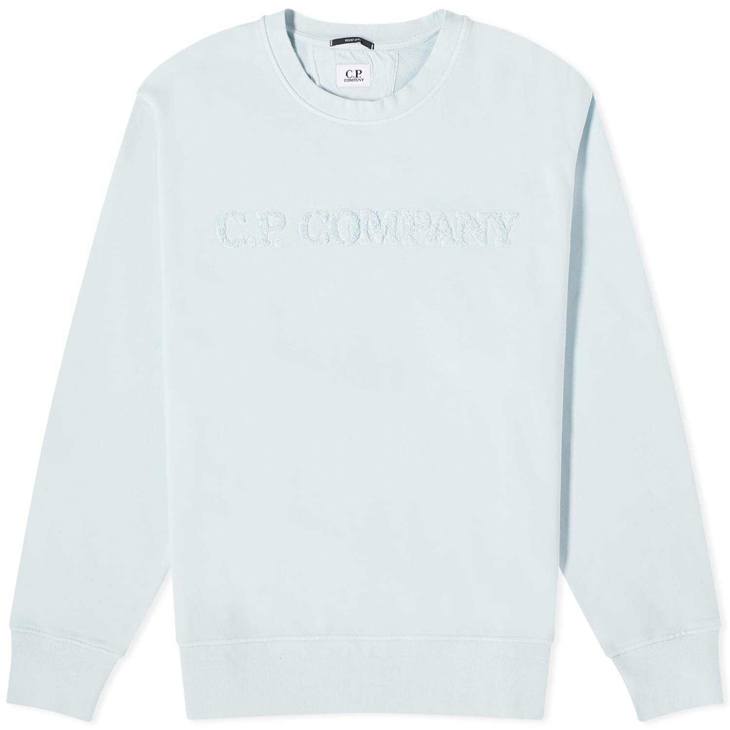 

Свитшот C.P. Company Cotton Diagonal Fleece Logo, светло-голубой, Синий, Свитшот C.P. Company Cotton Diagonal Fleece Logo, светло-голубой