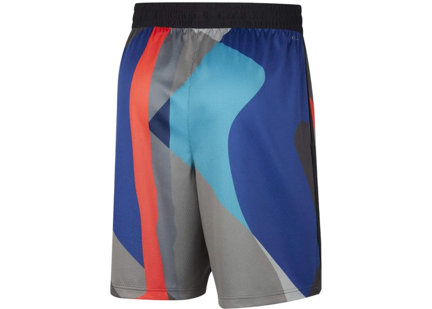 Мужские шорты с принтом Nike NBA x KAWS Brooklyn Nets City Edition Swingman, Grey/Blue/Black — фото 2