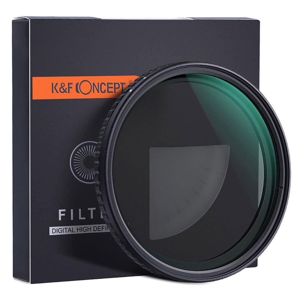 

Светофильтр K&F Concept Nano X Variable Fader NDX, ND2-32, 1-5 ступеней, 62 мм