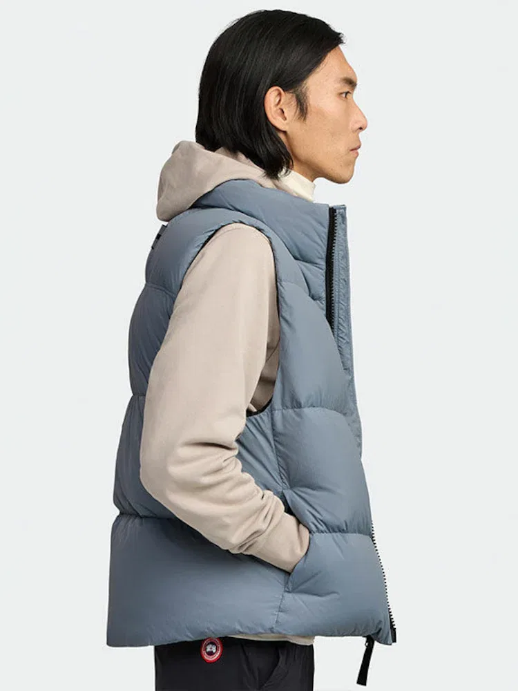 Футболка с коротким рукавом Lawrence Puffer Vest CANADA GOOSE, Light Blue — фото 2