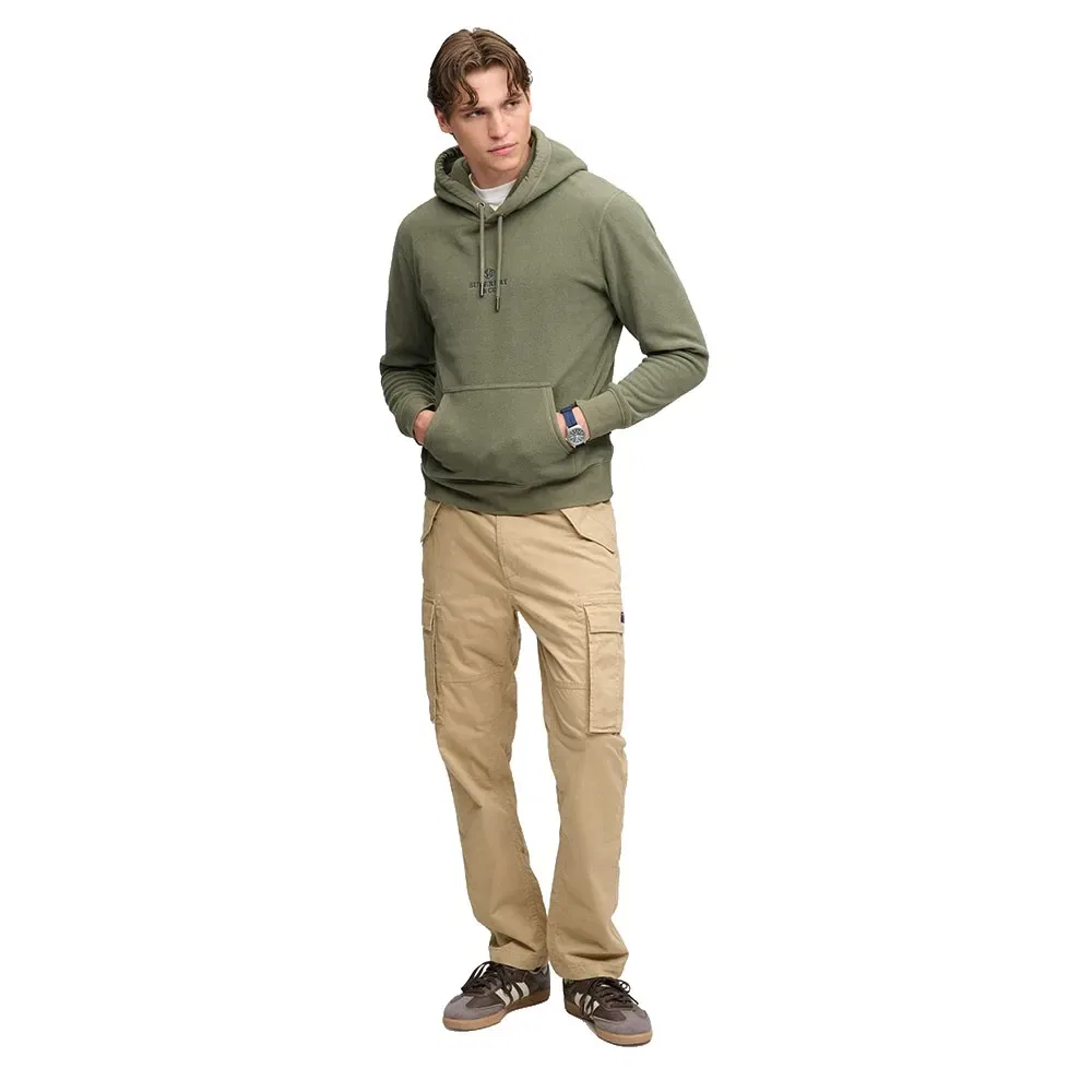 Мужские карго-брюки Superdry Slim Taper, Beige — фото 3
