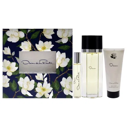 Набор парфюмерный Oscar De La Renta, 3.4oz EDT Spray, 0.5oz EDT Spray, 3.4oz Body Lotion
