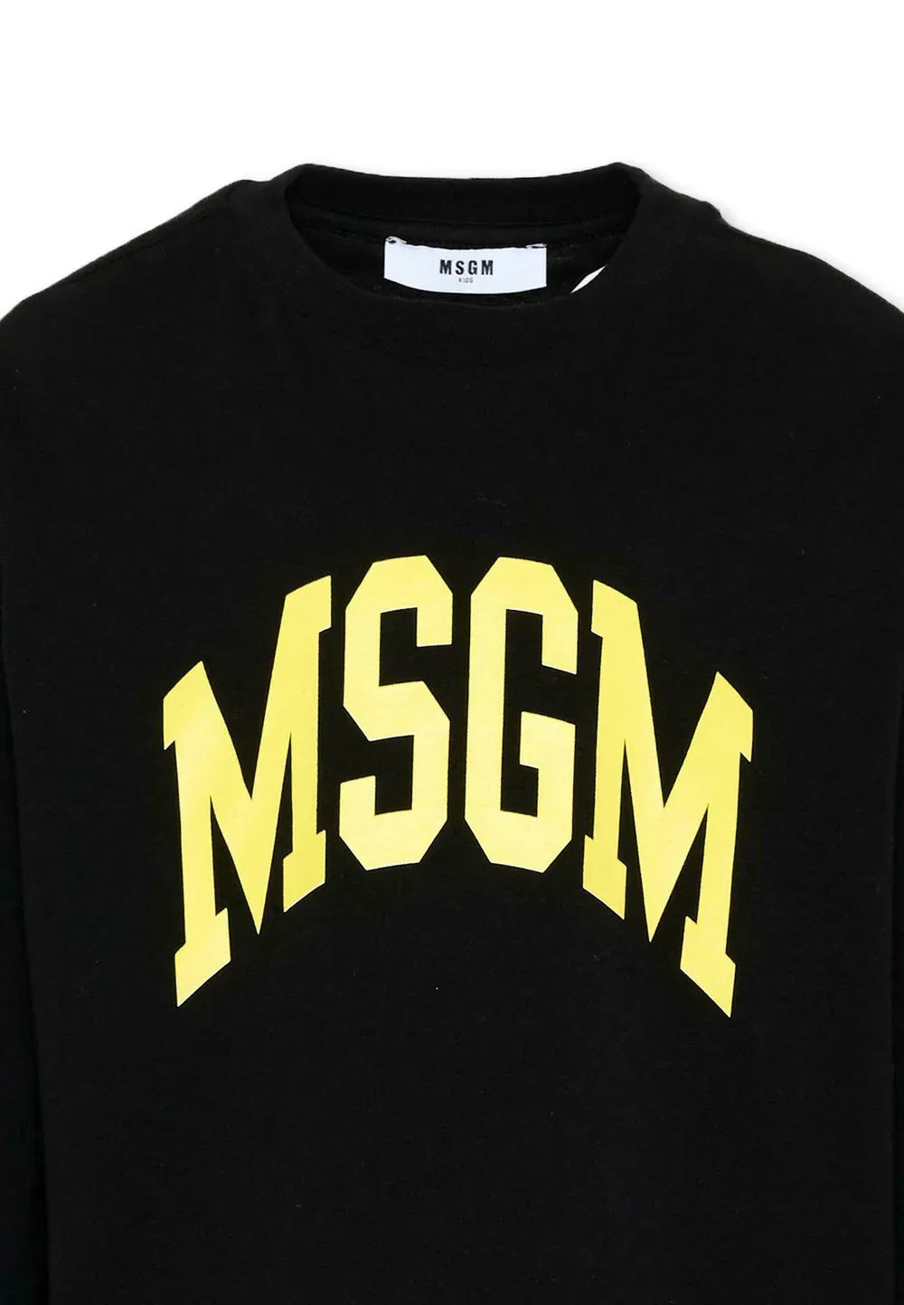 Футболка унисекс с длинными рукавами Msgm, Black — фото 3