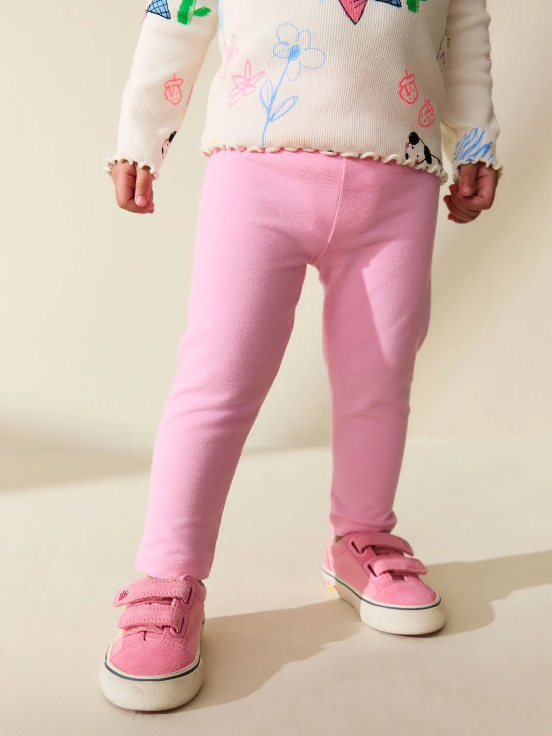 Леггинсы базовые, Sugar Pink Next, розовый