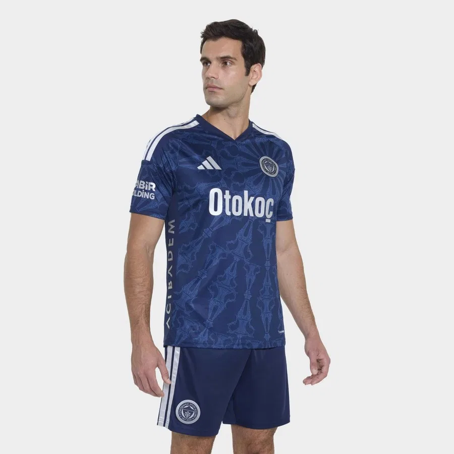 Футболка спортивная с длинным рукавом Fenerbahçe 26/27 Üçüncü Erkek Mavi Forma (KC7390) adidas, Синий