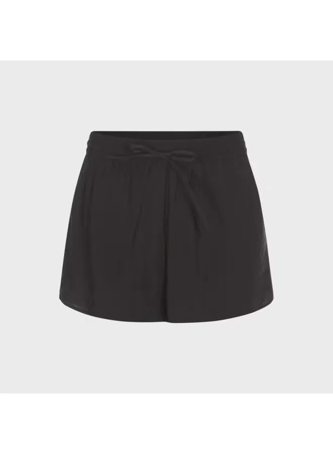Шорты-бермуды прямые свободного кроя Zara, черный — фото 2