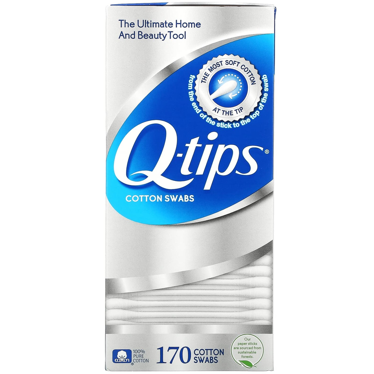 

Ватные Палочки Q-tips, 170 тампонов