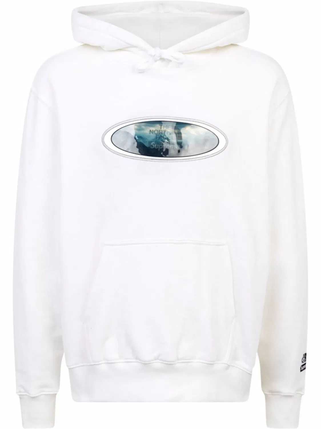 Supreme Худи Lenticular Mountains белый