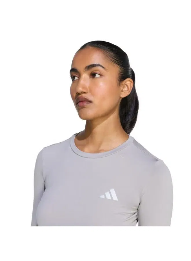 Лонгслив с длинным рукавом Adi365 Running Essentials Adidas, серый — фото 3
