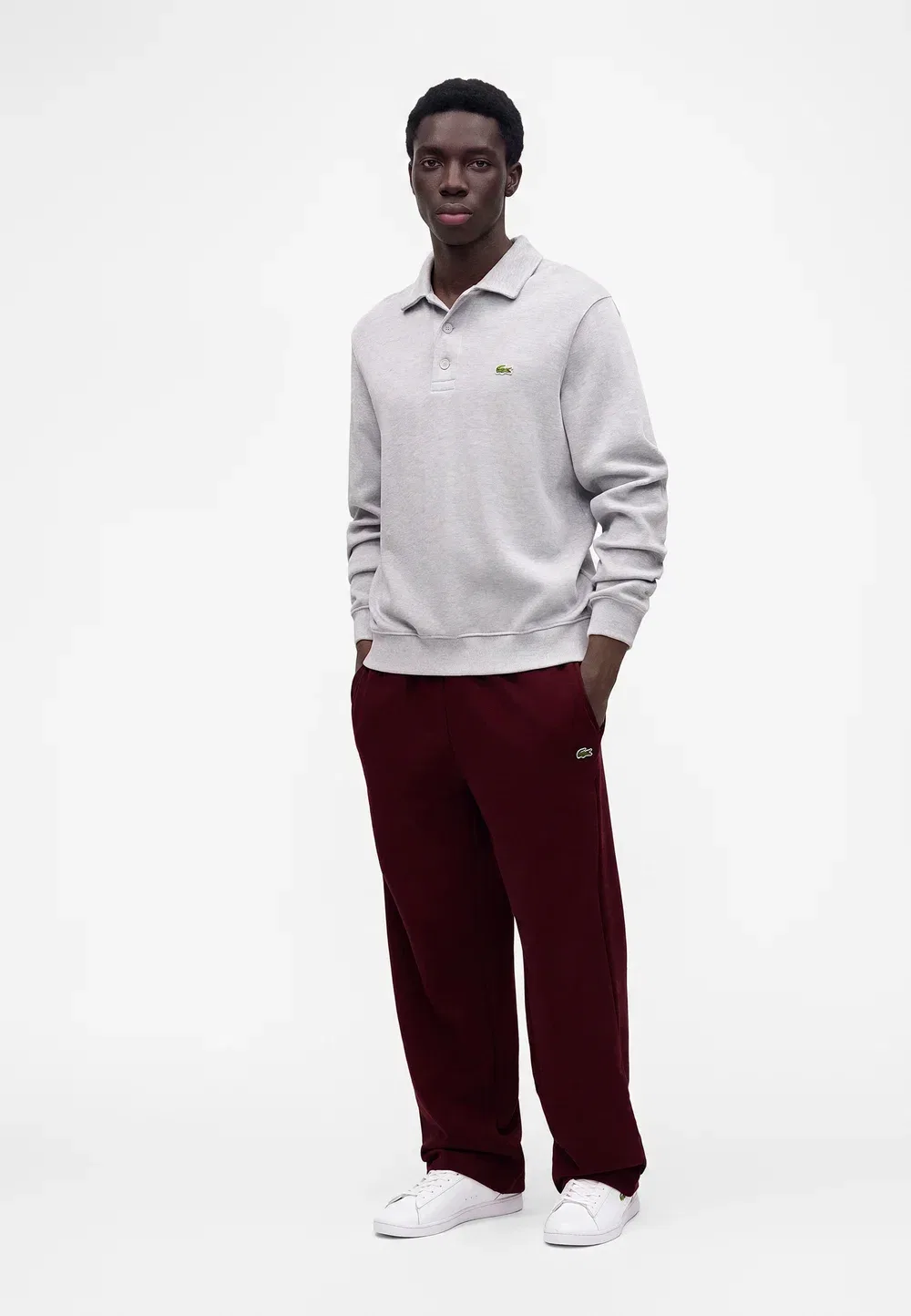 Штаны спортивные Lacoste Oxalis, унисекс, базовые, темно-синие