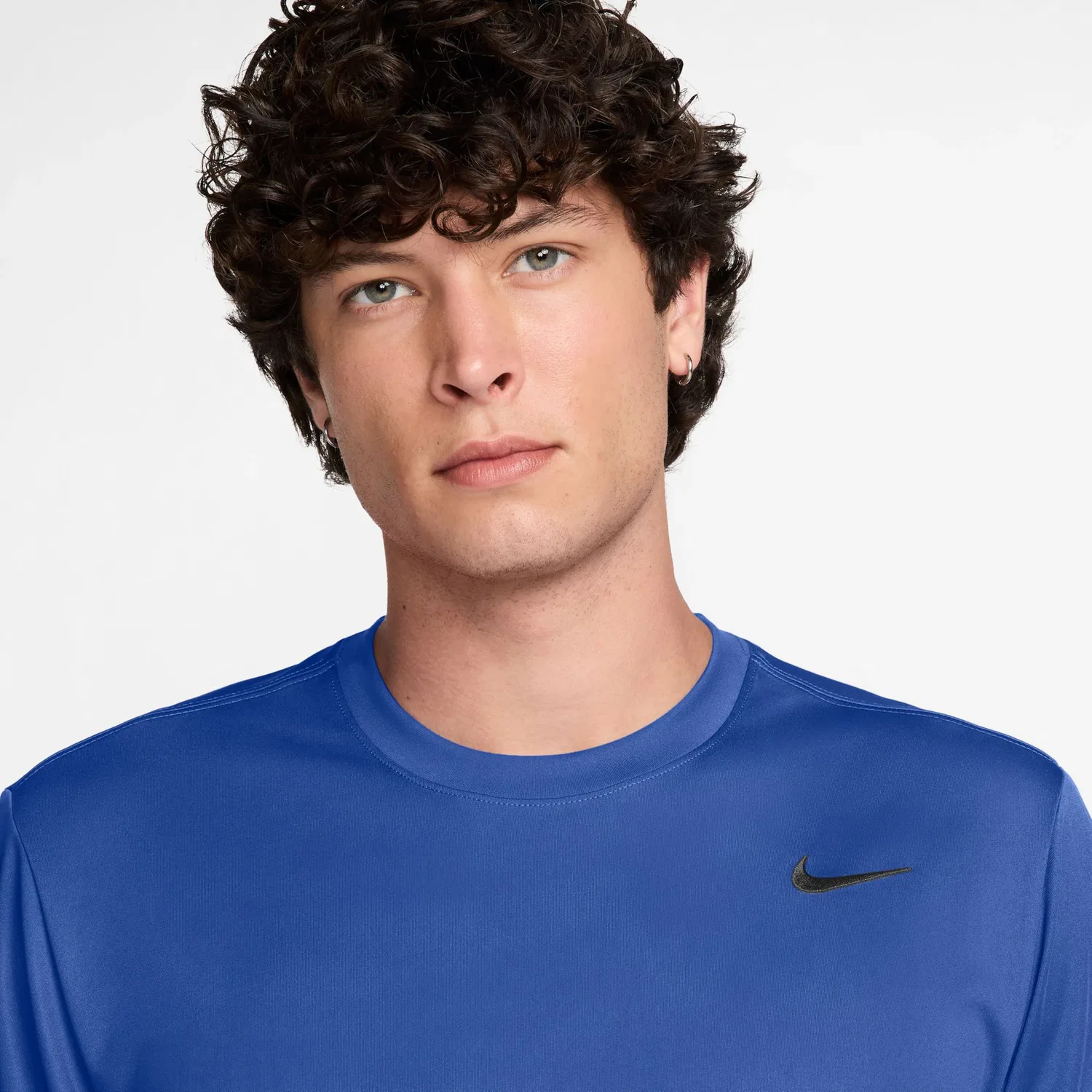 Мужская футболка с капюшоном и молнией Nike, Game Royal — фото 3