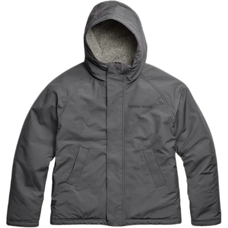 Мужская вельветовая куртка с капюшоном Gray Canada Goose, Gray — фото 3