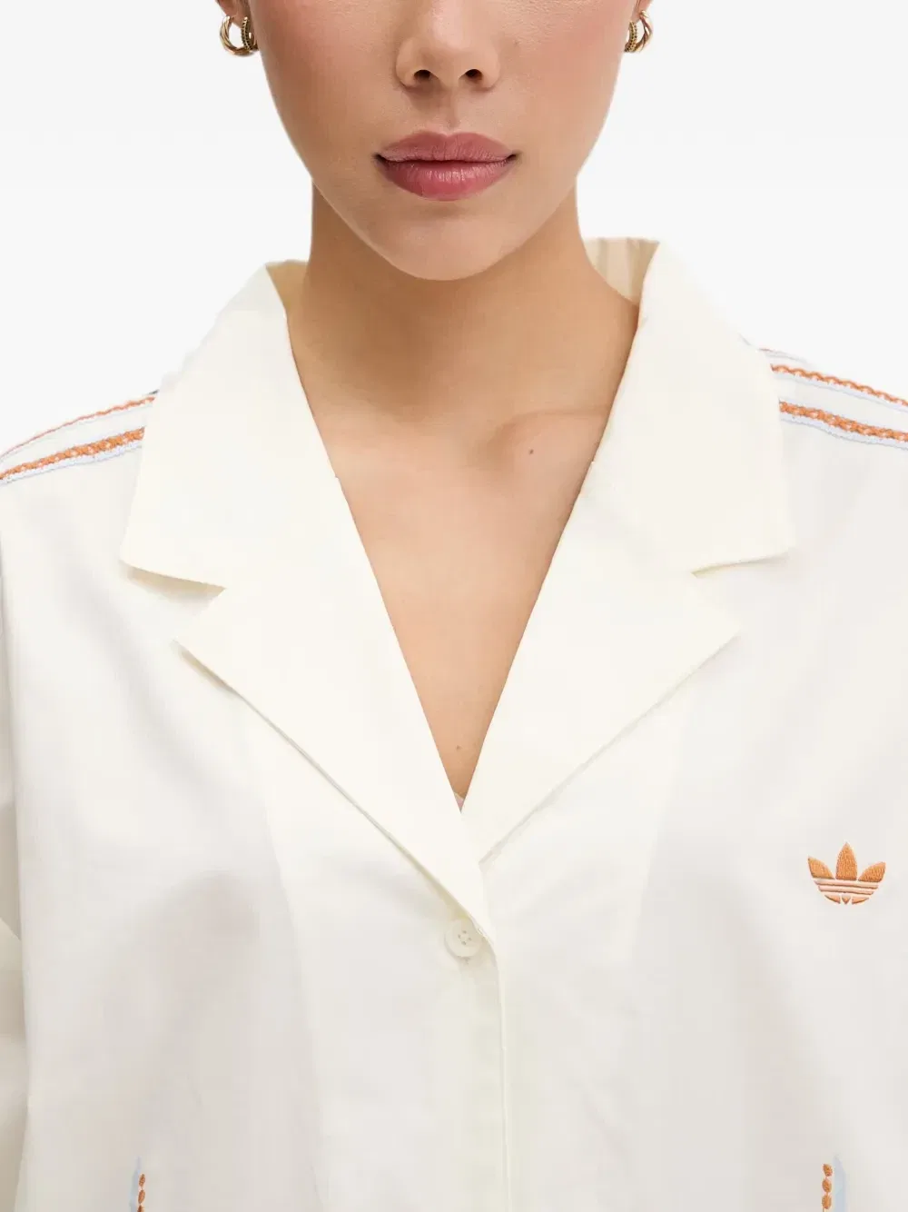 Рубашка Resort Summer Glow Adidas, бежевый — фото 4