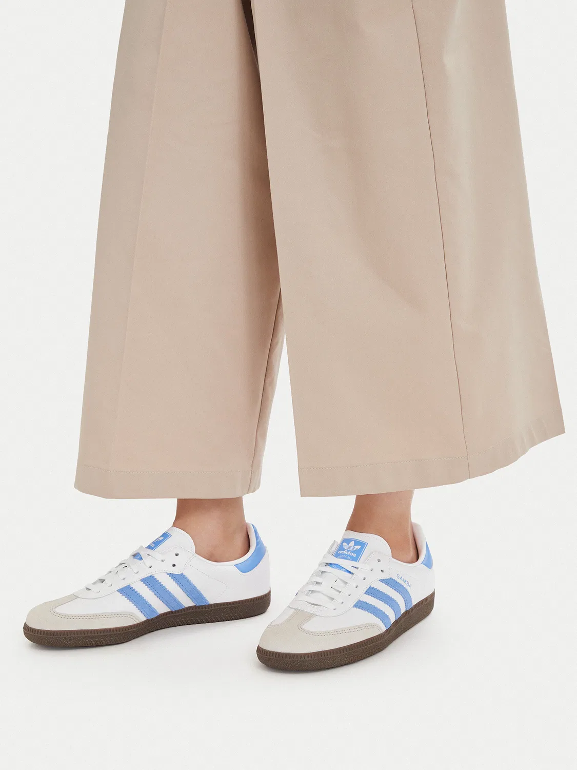 Кроссовки для мальчика Samba Og Adidas, белый