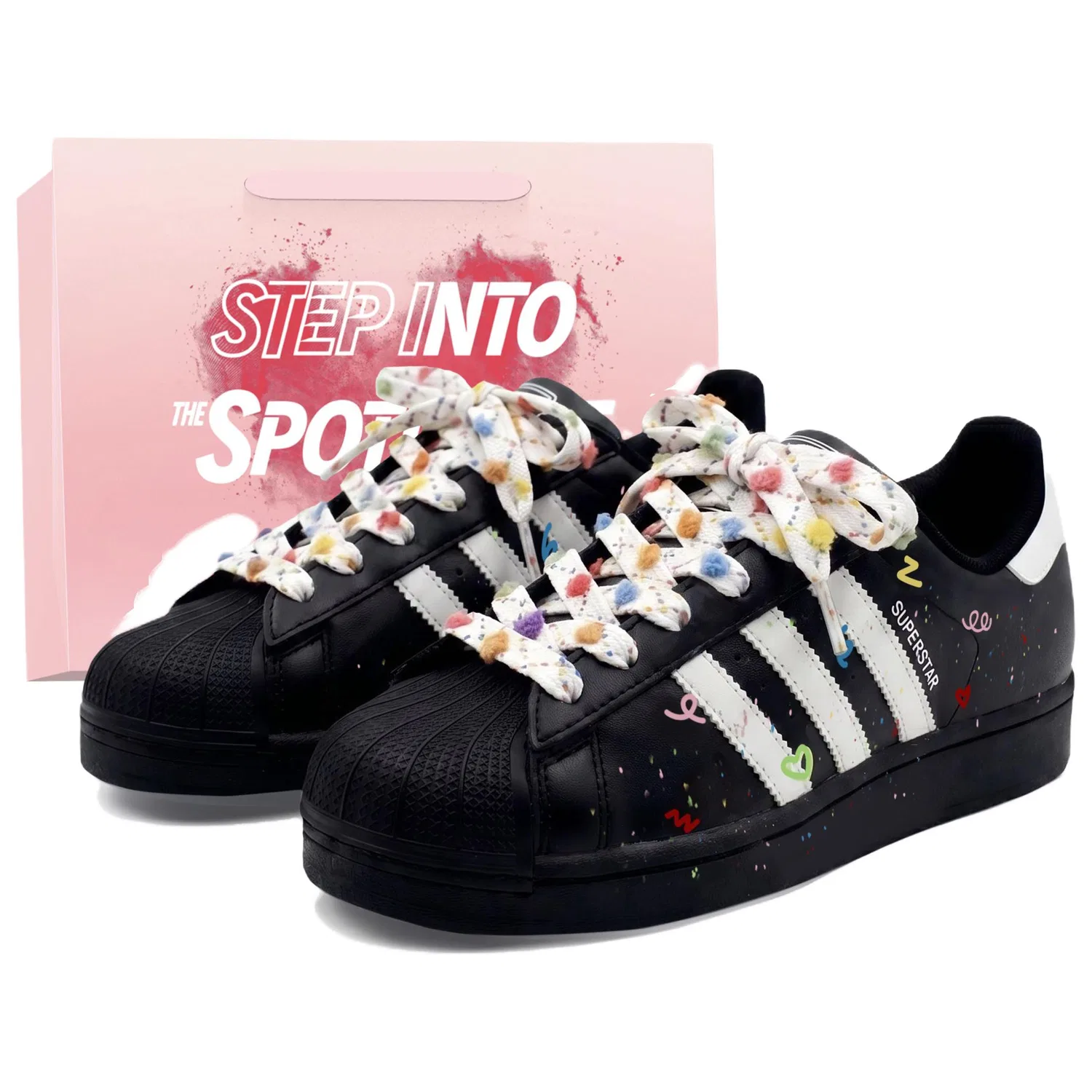 Кроссовки для скейтбординга Superstar 2 Adidas Originals, Black
